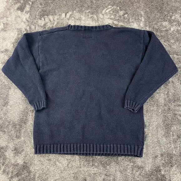 Vtg Warner Bros Eagles Eye Chunky Knitted Looney Tunes Christmas Sweater Sz M* - Picture 11 of 14